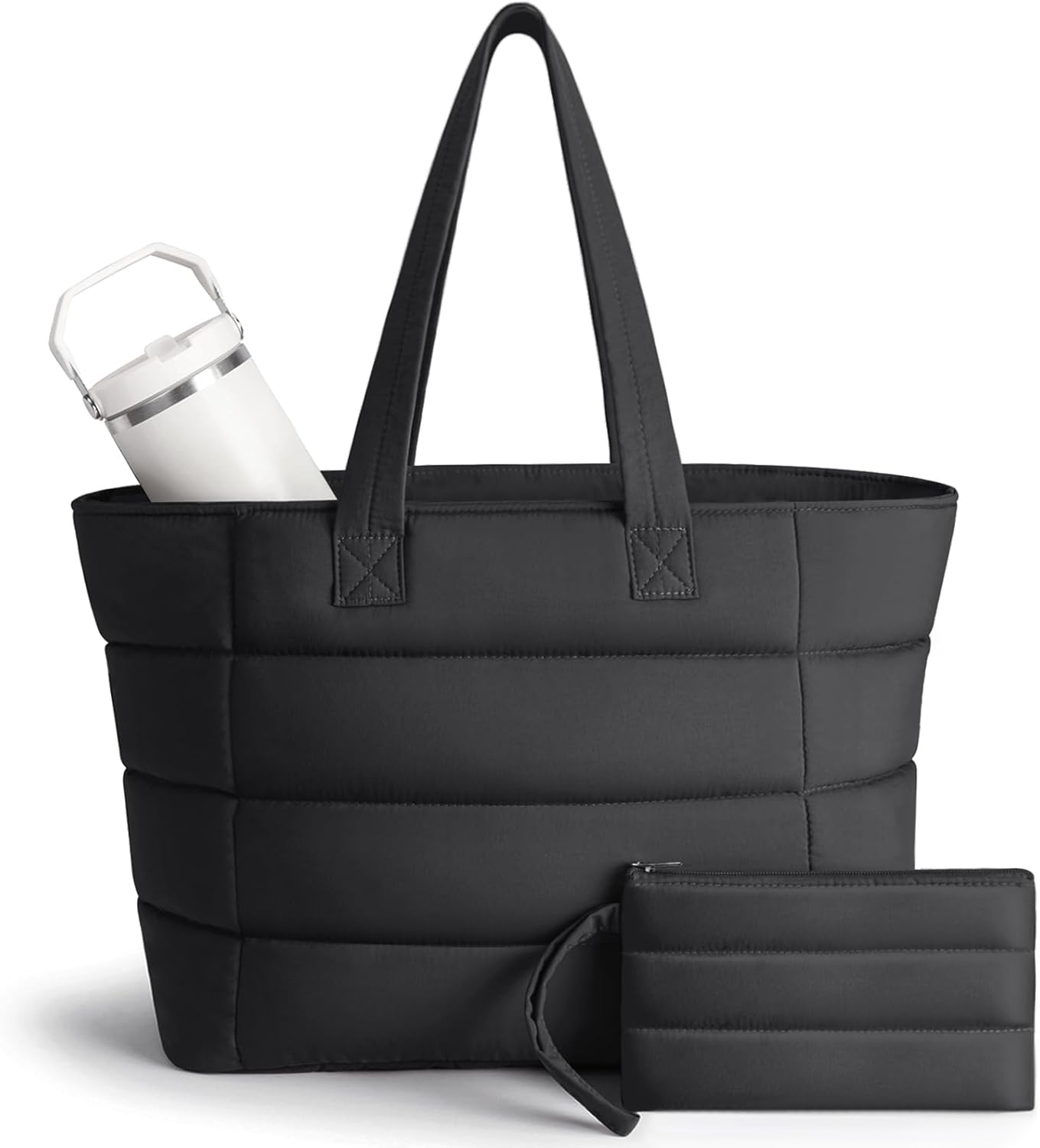 Women'S Bags For Work - Kadınlar için Şişme Tote Çanta, Seyahat,