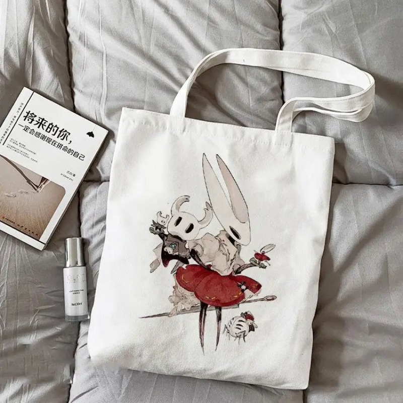 Shopper Tote Canvas - Oyun Aksesuarı Hollow Knight Kanvas Çanta