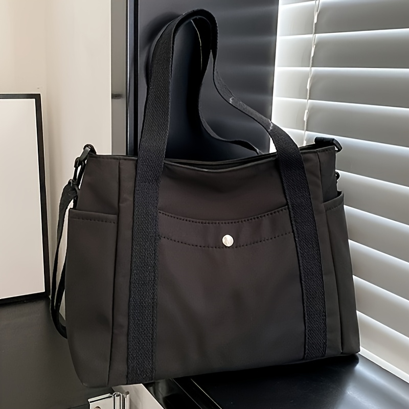 Shopper Tote Canvas - Büyük Kapasiteli Günlük Tote Çanta, Günlük