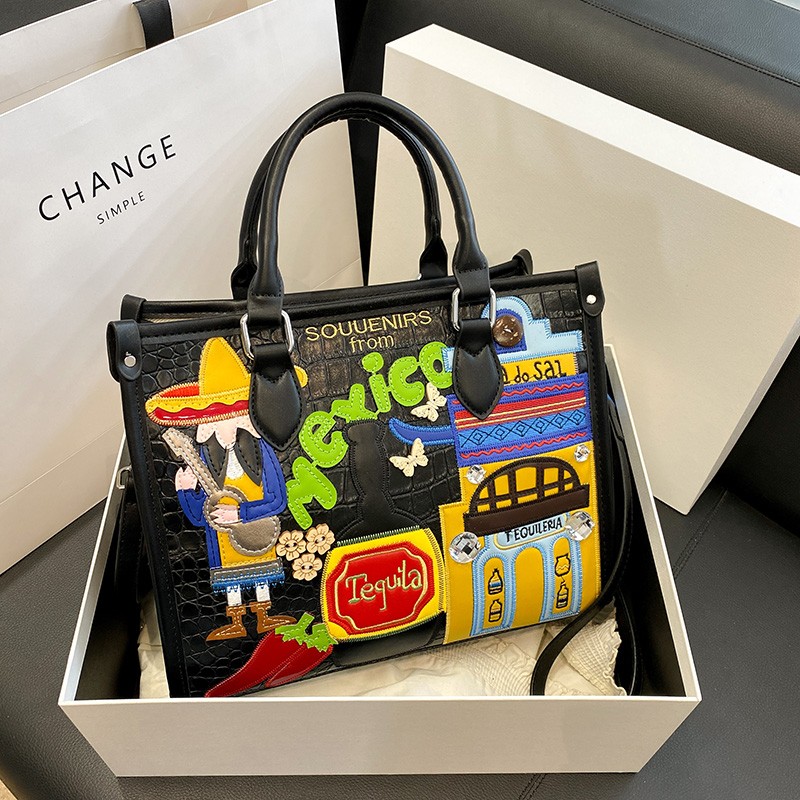 Women Bags For Sale - Patchwork Tasarım Fermuarlı 2026 Çok Satan