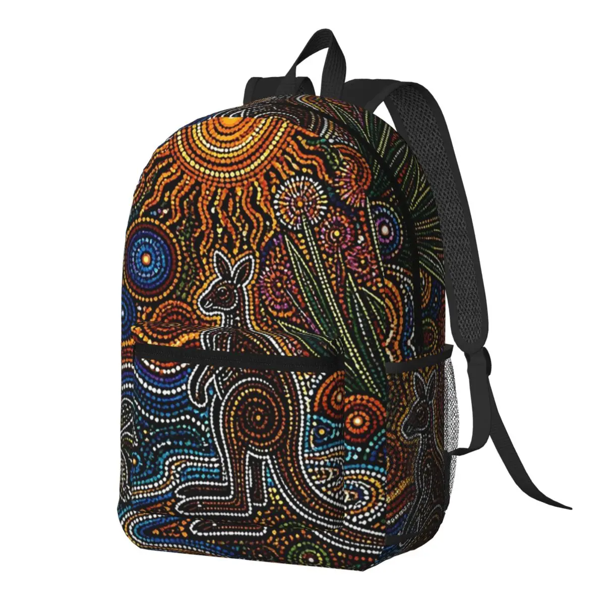 Women'S Kangaroo Bags - Aborijin Kanguru Soyut Avustralya Sırt Çantası