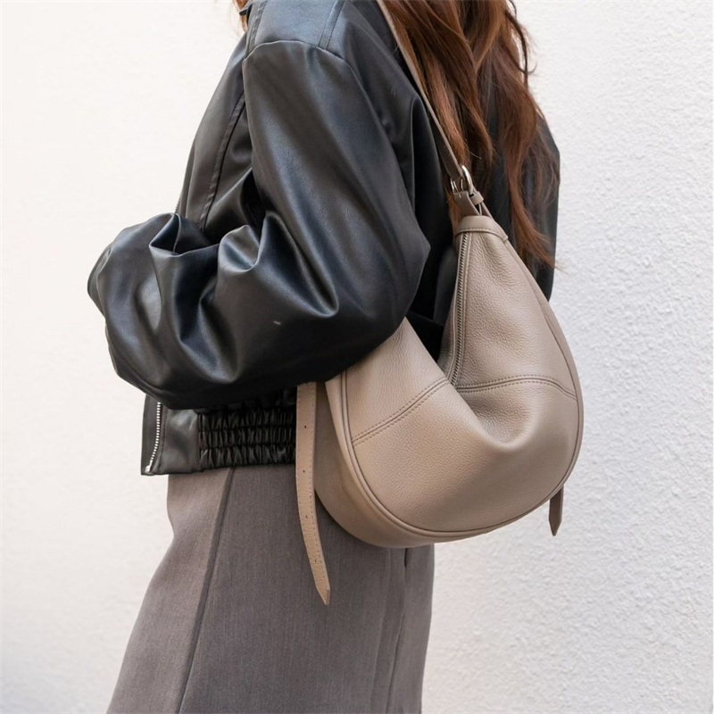 Women'S Bags For Work - BURMINSA Orijinal Deri Hobo Çanta Kadınlar