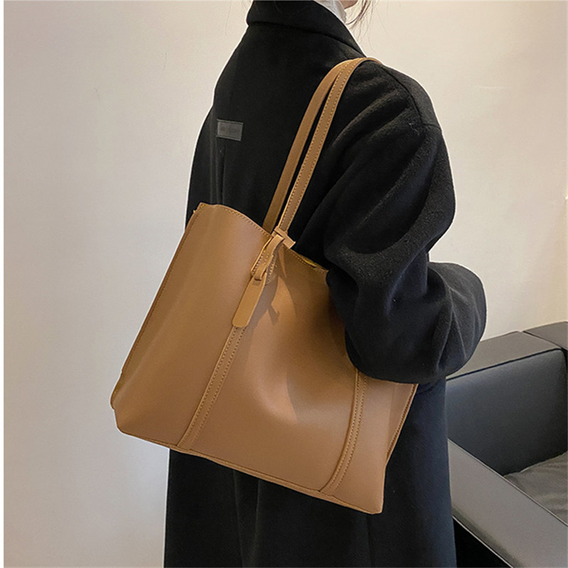 Klasik Siyah Suni Deri Tote Ça - Women'S Bags For Work incelemesi ve fiyatı