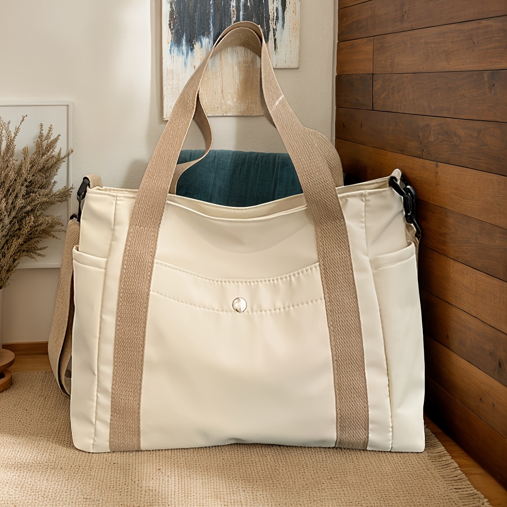 Büyük Kapasiteli Günlük Tote Ç - Shopper Tote Canvas incelemesi ve fiyatı