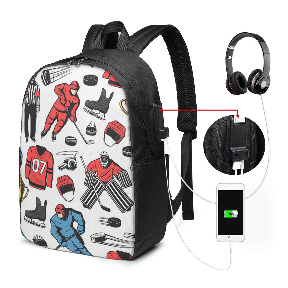 Buz hokeyi oyuncuları buz pist - Women Bags For Laptop incelemesi ve fiyatı
