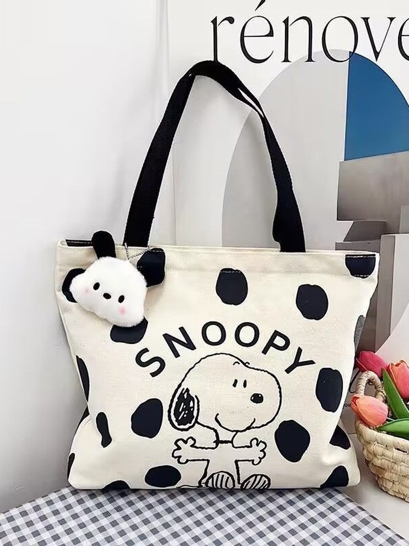 Karikatür Snoopy Kanvas Omuz Ç - Shopper Tote Canvas incelemesi ve fiyatı