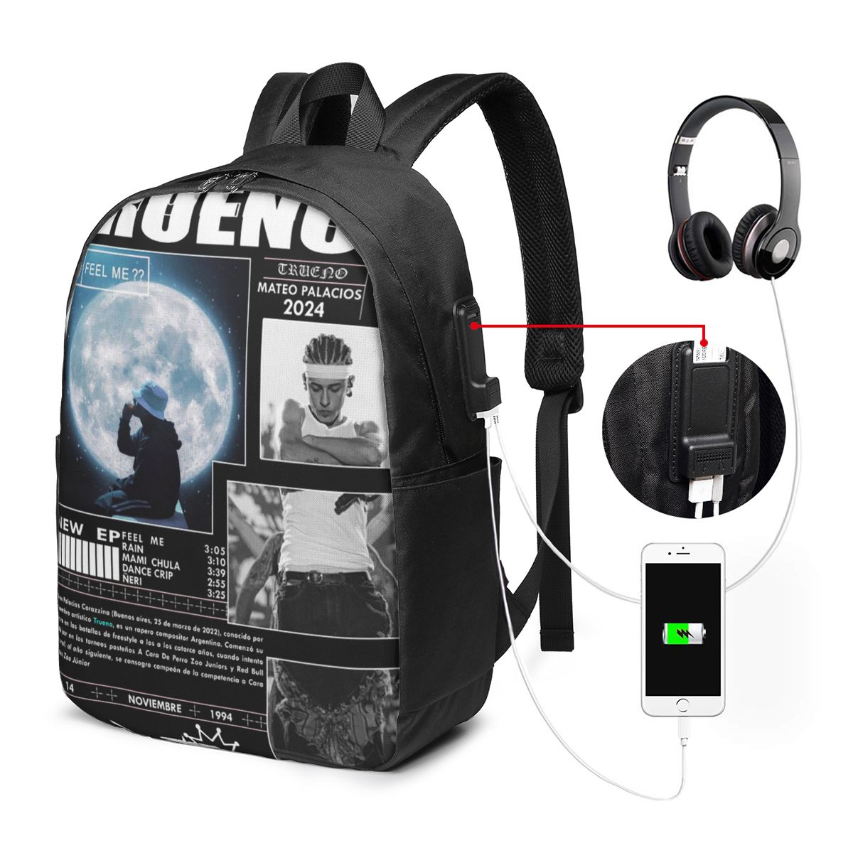 Komik Trueno Hip Hop Rapçi Sır - Women Bags For Laptop incelemesi ve fiyatı
