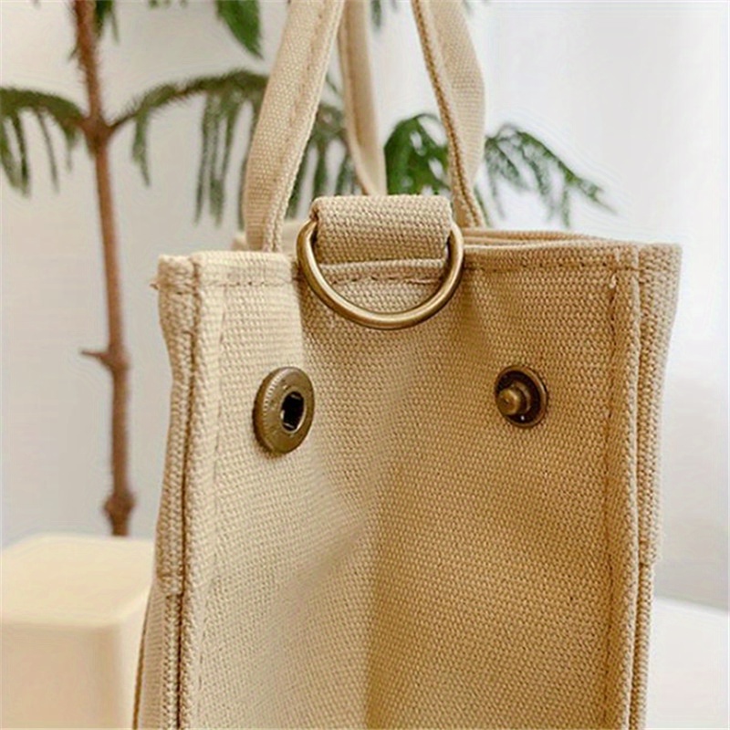 Mektup baskı tuval Tote çanta, - Shopper Tote Canvas incelemesi ve fiyatı