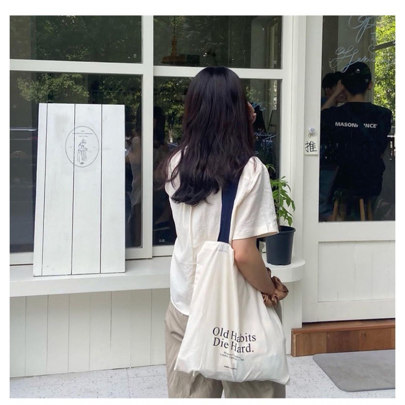 Basit Harfli Büyük Kapasiteli  - Shopper Tote Canvas incelemesi ve fiyatı